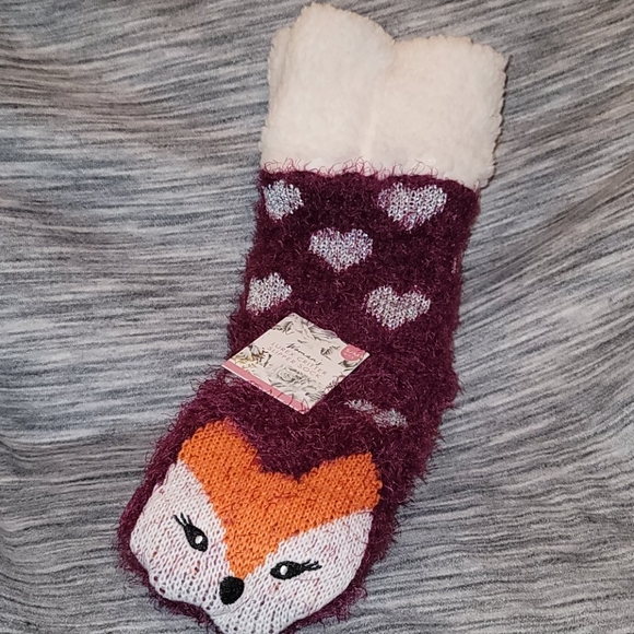 Woman's Lurex Fox Critter Slipper - Picture 1 of 5